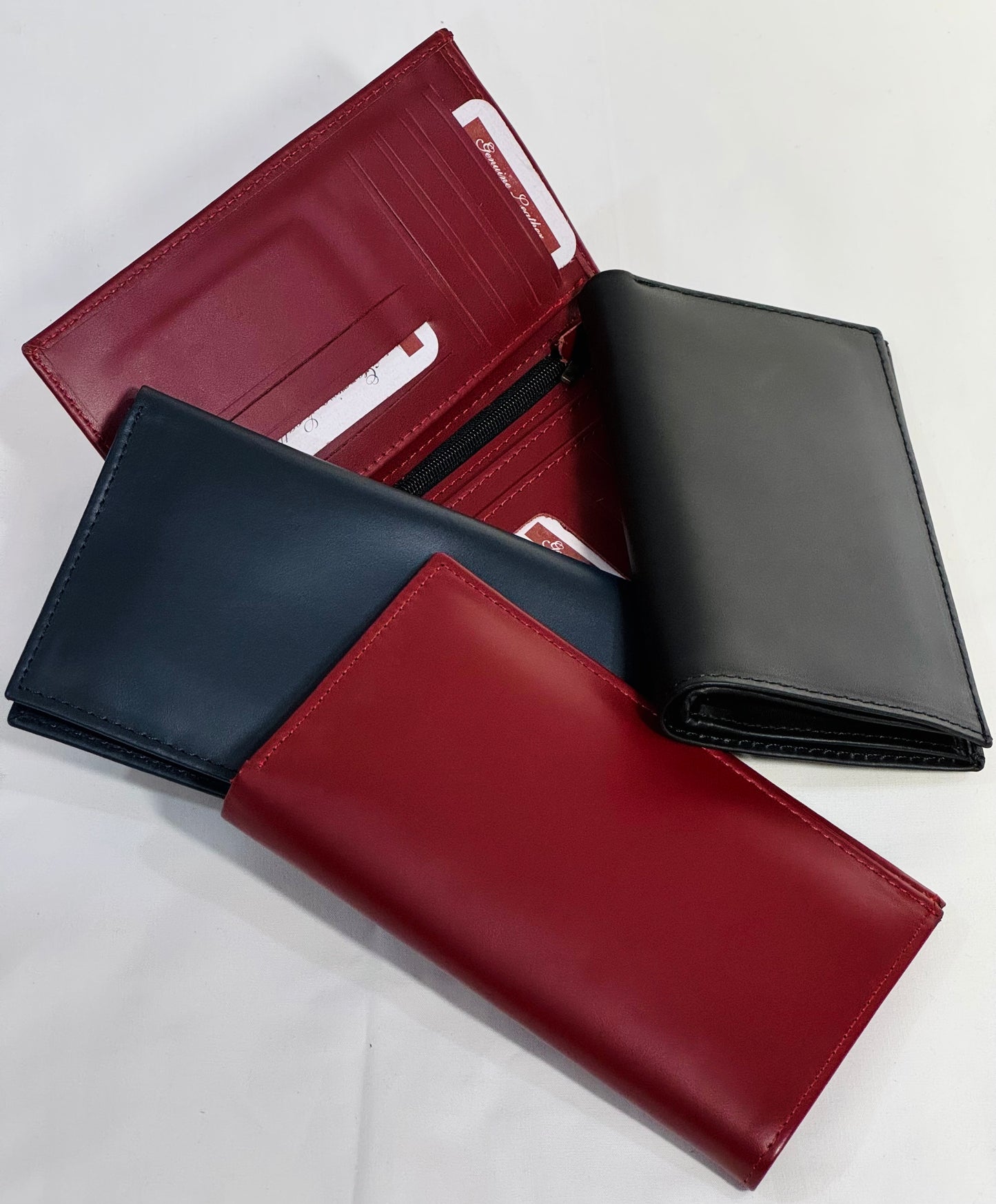 Genuine Leather Long Wallets
